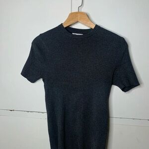 Elegant Charcoal Turtleneck Sweater